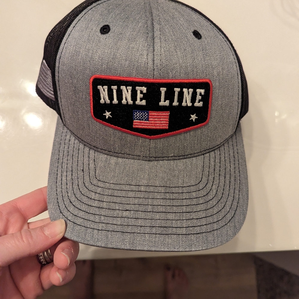 Nine line baseball cap